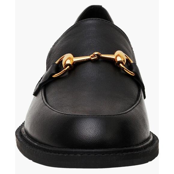 Lisa Vicky Zany-V Loafers Black Sheep Nappa Leather Women Size 8 M - Picture 4 of 7